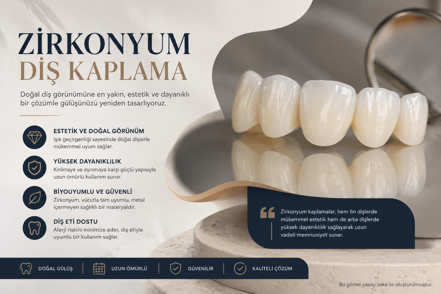 Zirkonyum Diş Kaplama - Ankara Diş Hekimi Emine Çatal
